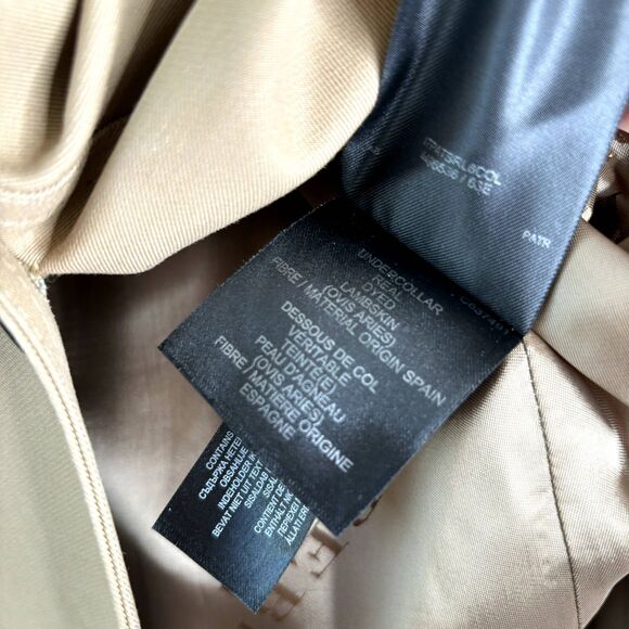 Burberry Prorsum Mink Leather Trench Coat - Picture 8 of 15